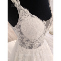 Vestidos de novia sencillos con tirantes finos con espalda en v para niñas Vestido de novia 2020